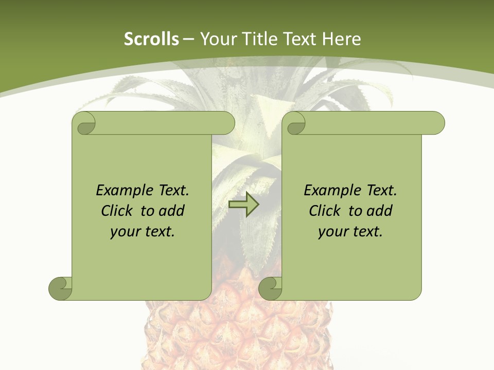 Fresh Minerals Sweet PowerPoint Template