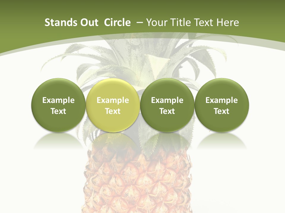 Fresh Minerals Sweet PowerPoint Template