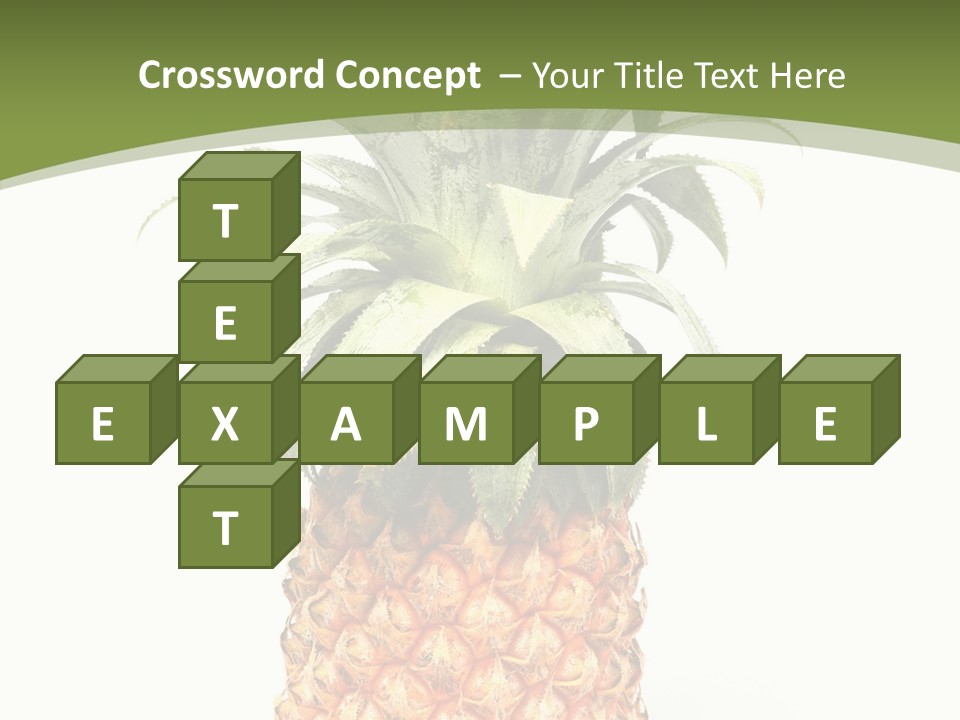 Fresh Minerals Sweet PowerPoint Template