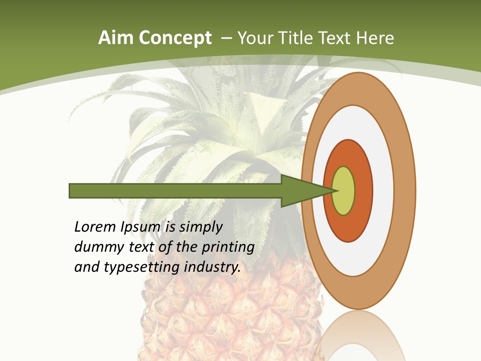 Fresh Minerals Sweet PowerPoint Template