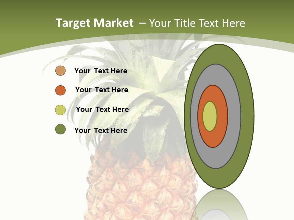 Fresh Minerals Sweet PowerPoint Template