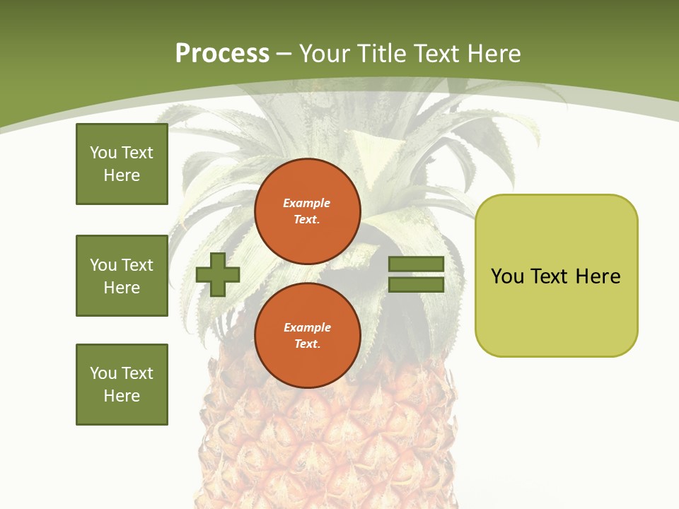Fresh Minerals Sweet PowerPoint Template