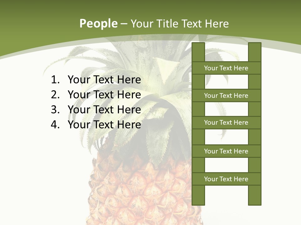 Fresh Minerals Sweet PowerPoint Template