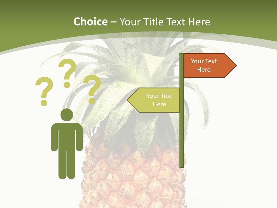 Fresh Minerals Sweet PowerPoint Template