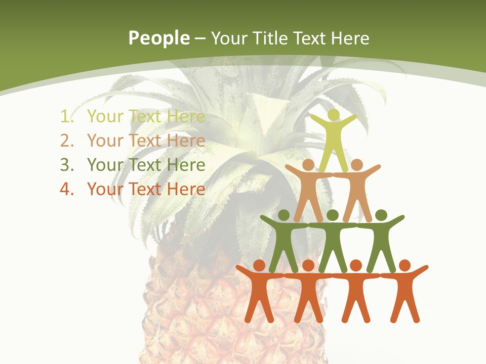 Fresh Minerals Sweet PowerPoint Template