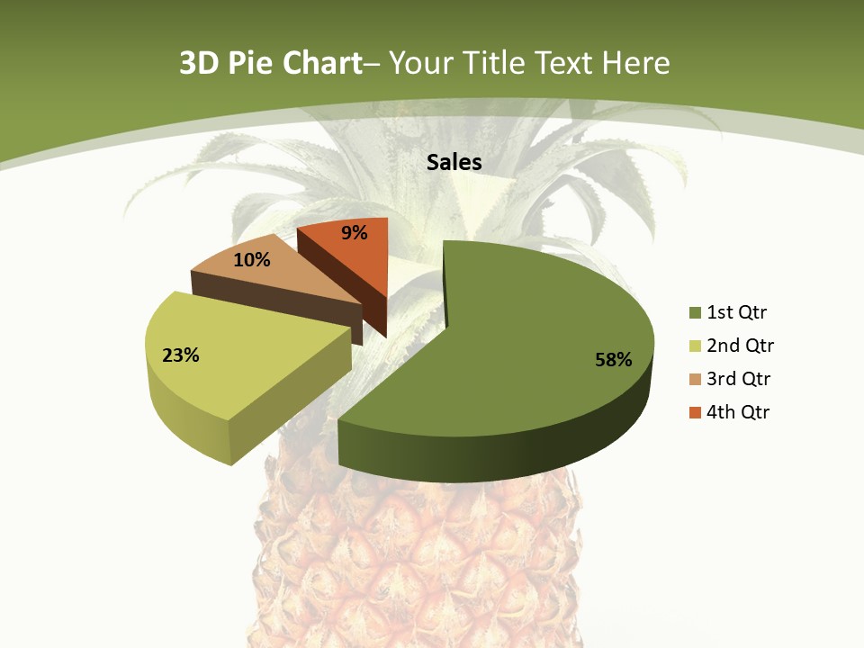 Fresh Minerals Sweet PowerPoint Template