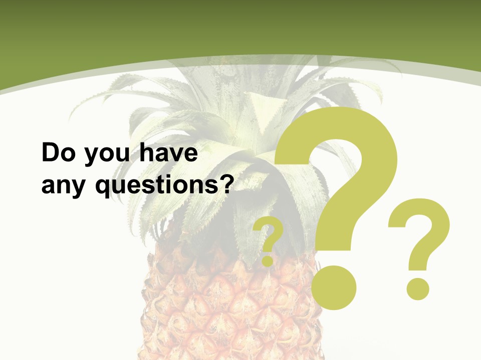 Fresh Minerals Sweet PowerPoint Template