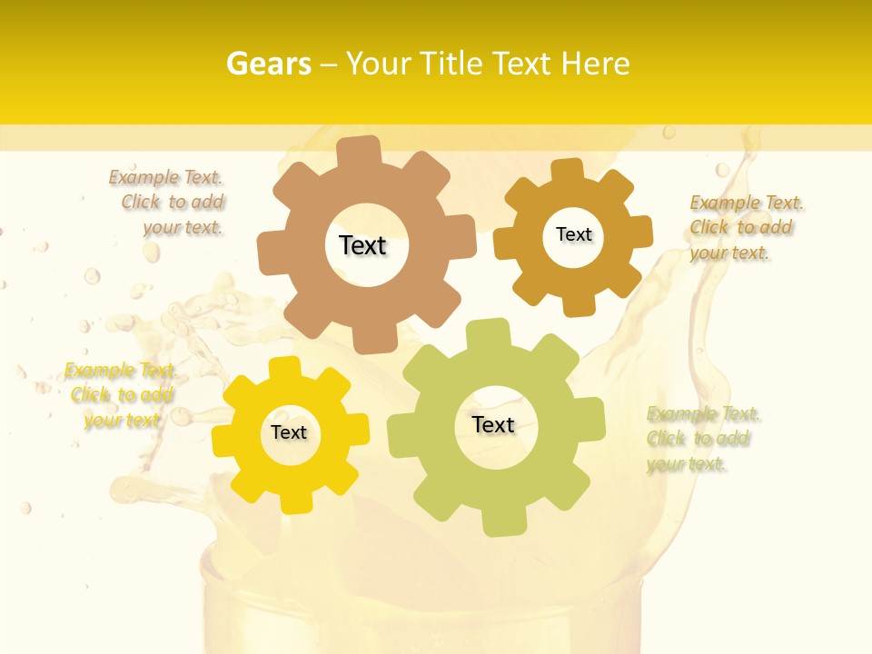 Gourmet Shiny Power PowerPoint Template