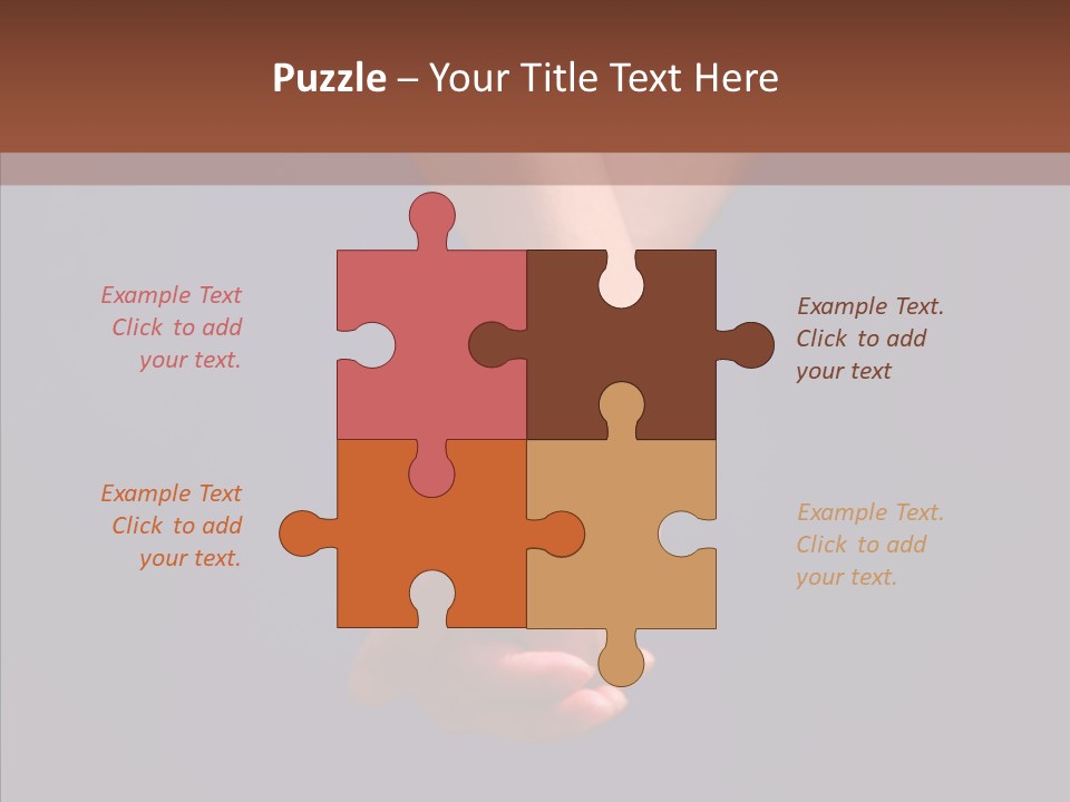 Bodypart Couple Blue PowerPoint Template