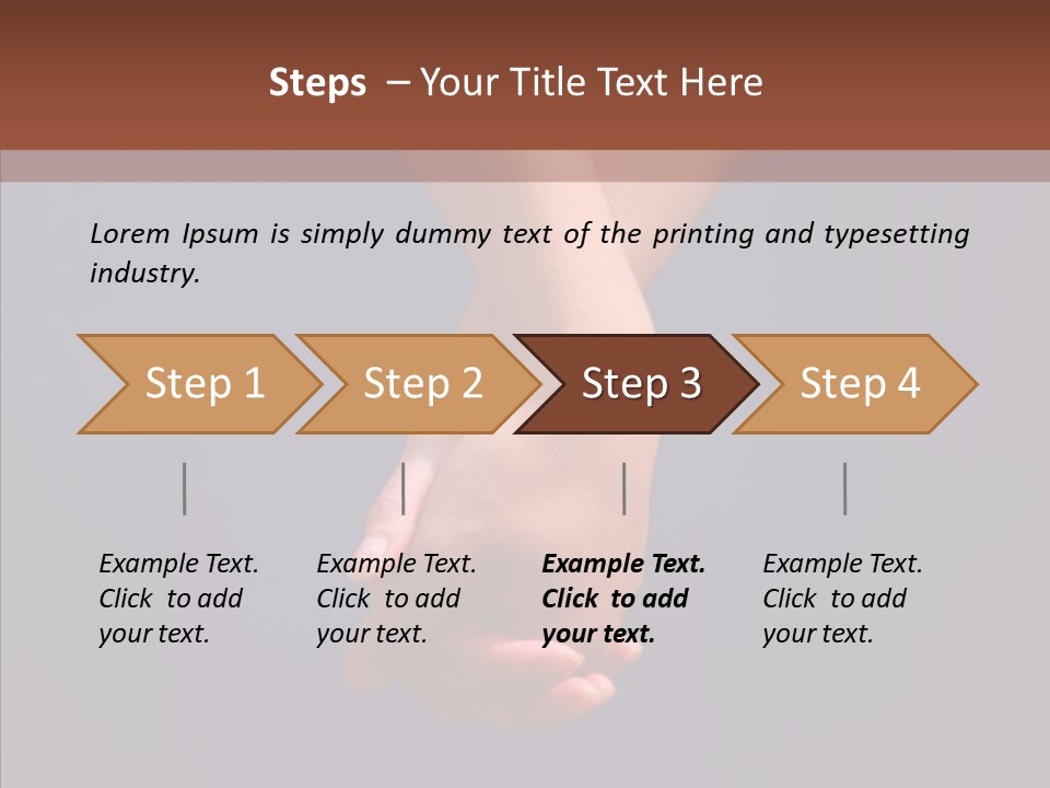 Bodypart Couple Blue PowerPoint Template