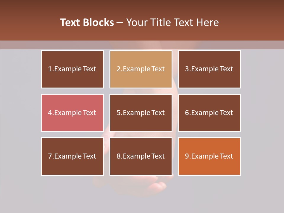 Bodypart Couple Blue PowerPoint Template