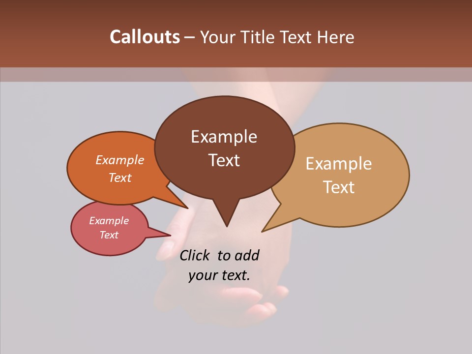 Bodypart Couple Blue PowerPoint Template