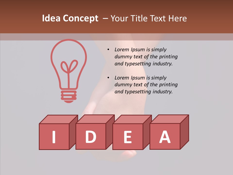 Bodypart Couple Blue PowerPoint Template