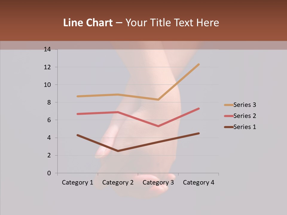 Bodypart Couple Blue PowerPoint Template