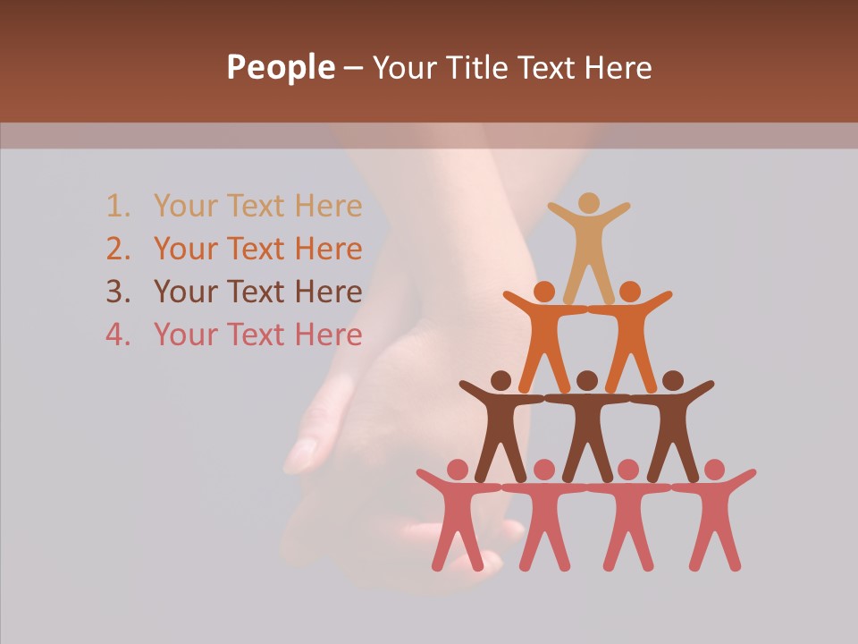 Bodypart Couple Blue PowerPoint Template