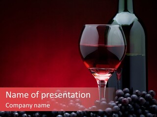 Drink Glass Food PowerPoint Template