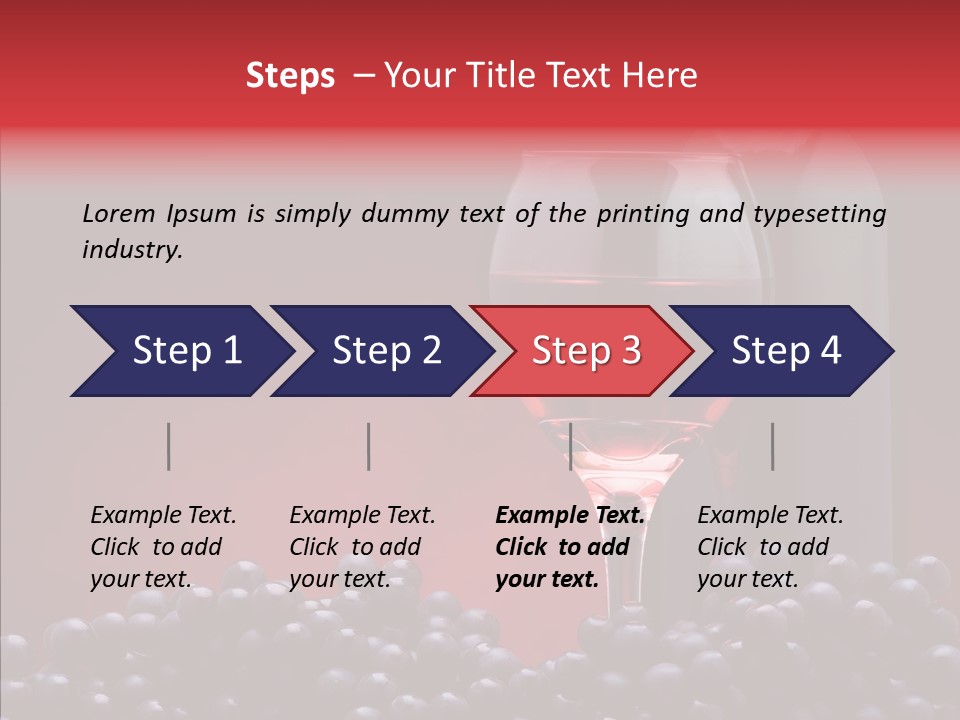 Drink Glass Food PowerPoint Template