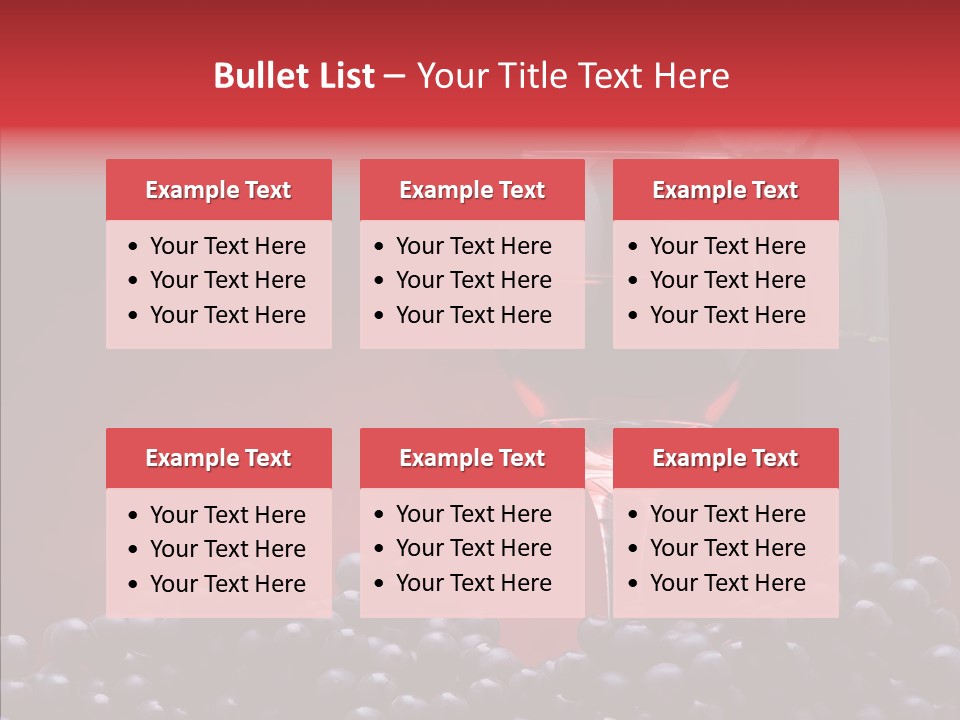 Drink Glass Food PowerPoint Template