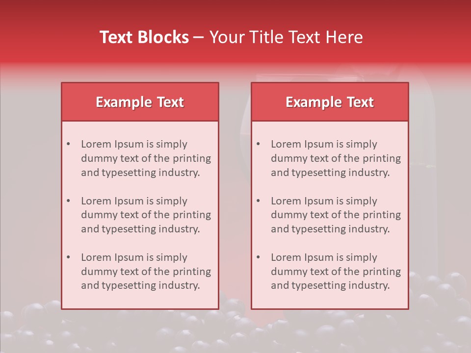 Drink Glass Food PowerPoint Template