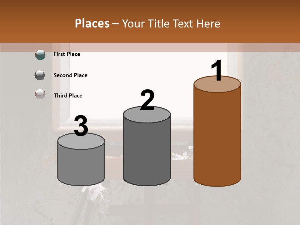 Paints Painter Brushes PowerPoint Template