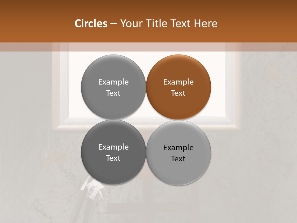 Paints Painter Brushes PowerPoint Template