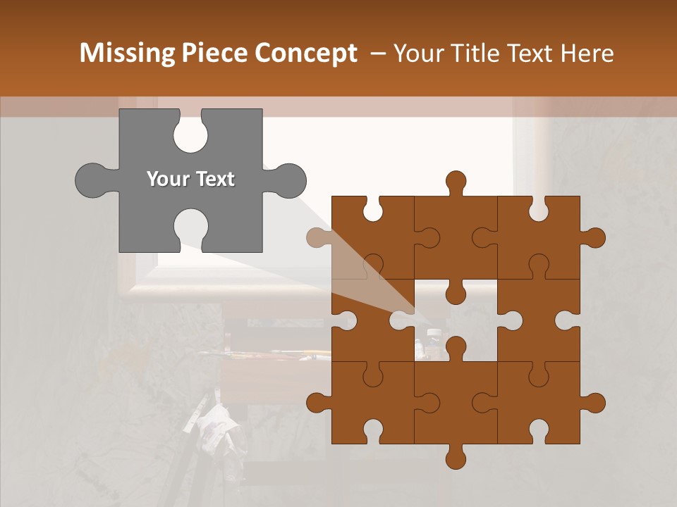 Paints Painter Brushes PowerPoint Template