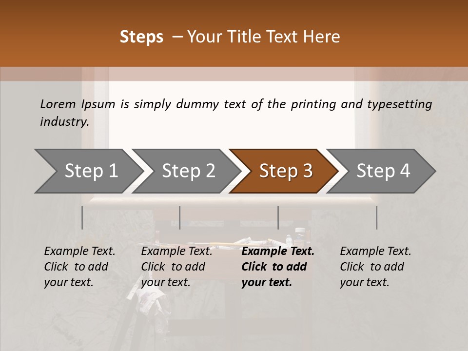 Paints Painter Brushes PowerPoint Template
