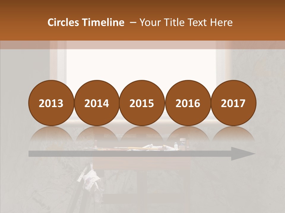 Paints Painter Brushes PowerPoint Template