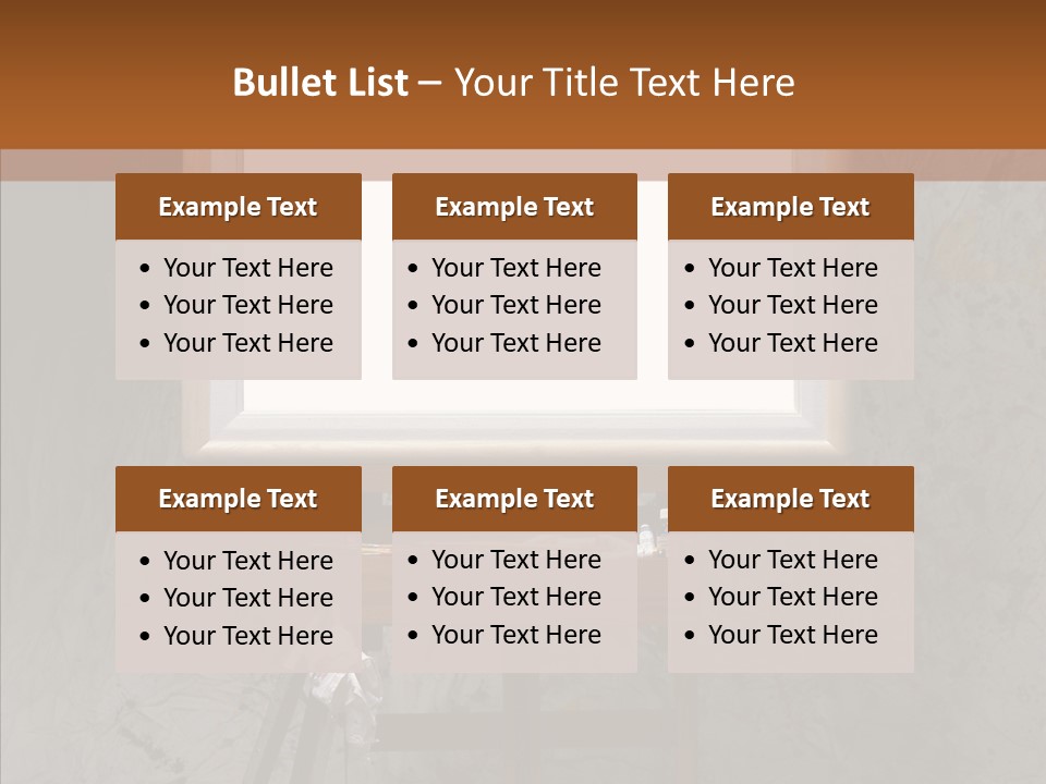Paints Painter Brushes PowerPoint Template