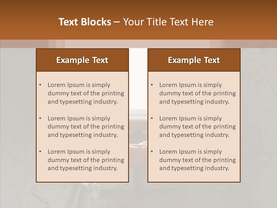 Paints Painter Brushes PowerPoint Template