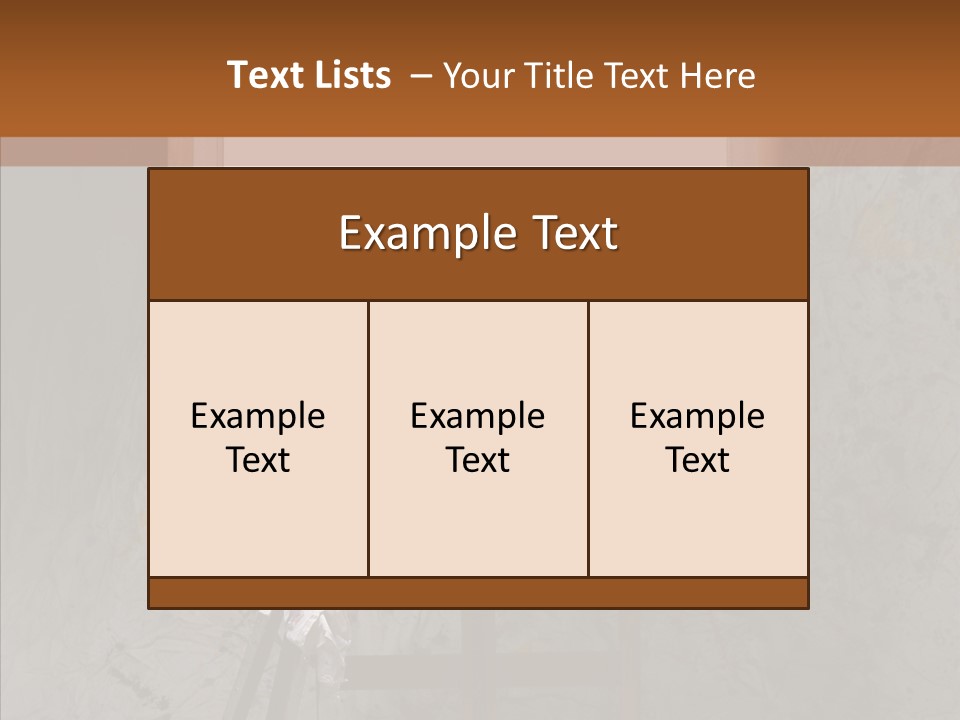 Paints Painter Brushes PowerPoint Template