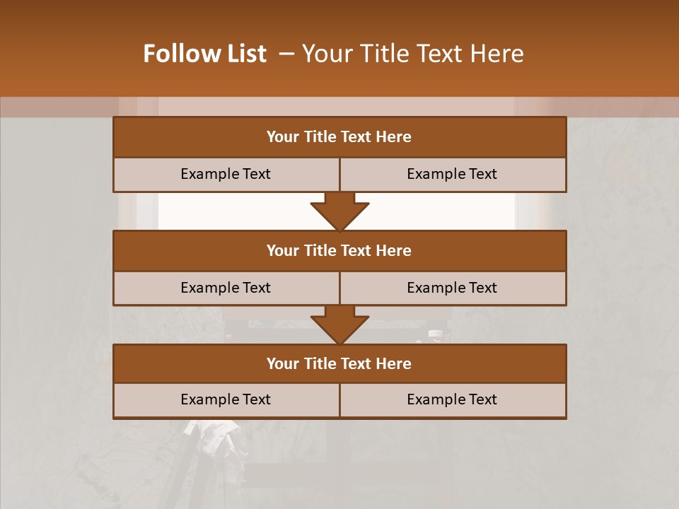 Paints Painter Brushes PowerPoint Template