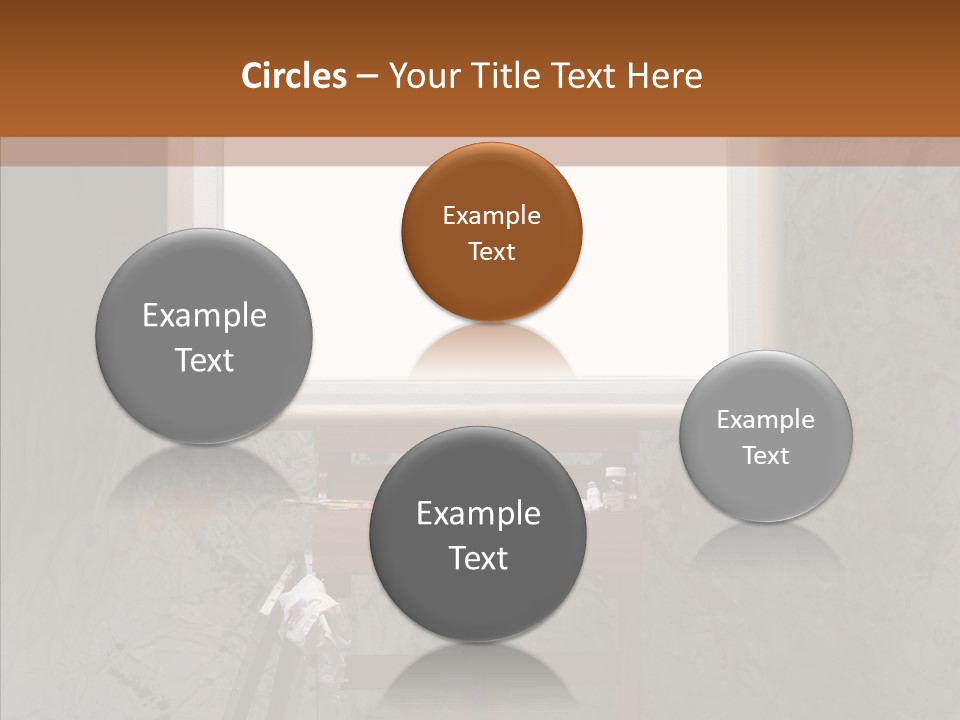 Paints Painter Brushes PowerPoint Template