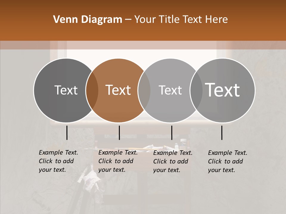 Paints Painter Brushes PowerPoint Template