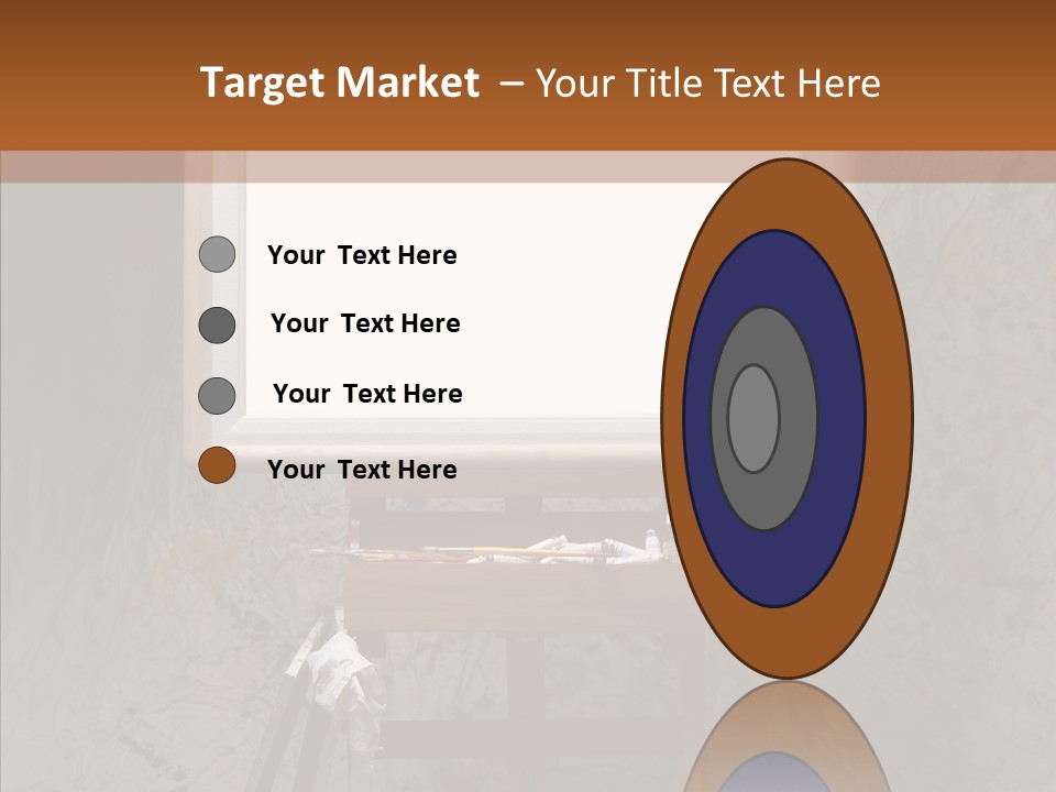 Paints Painter Brushes PowerPoint Template