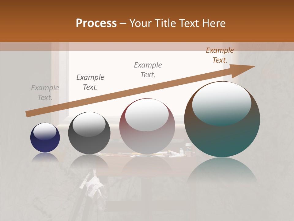 Paints Painter Brushes PowerPoint Template