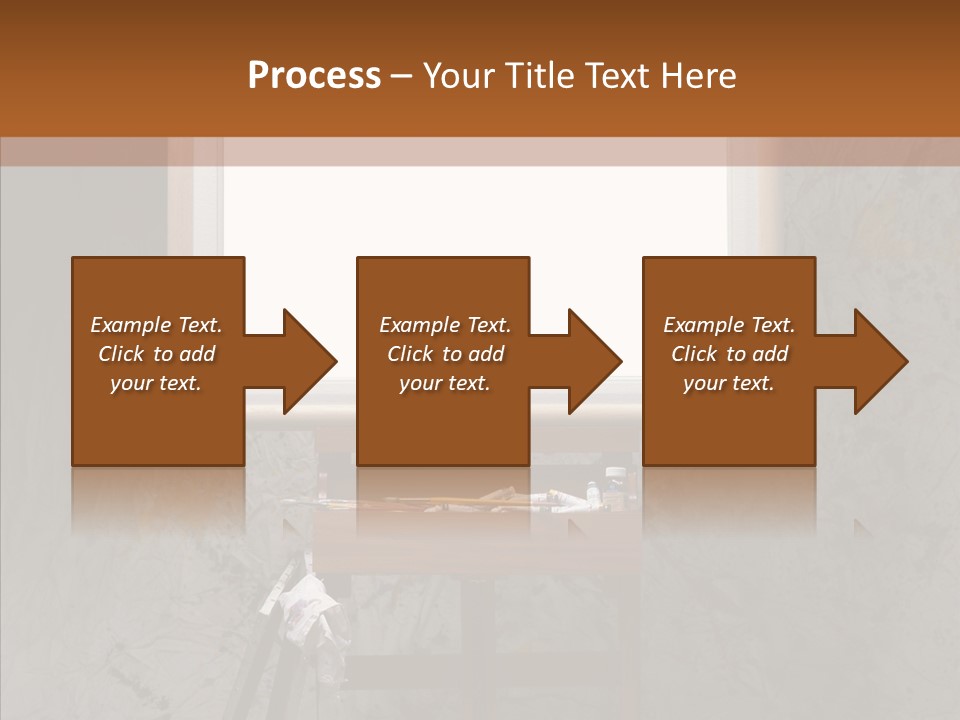 Paints Painter Brushes PowerPoint Template