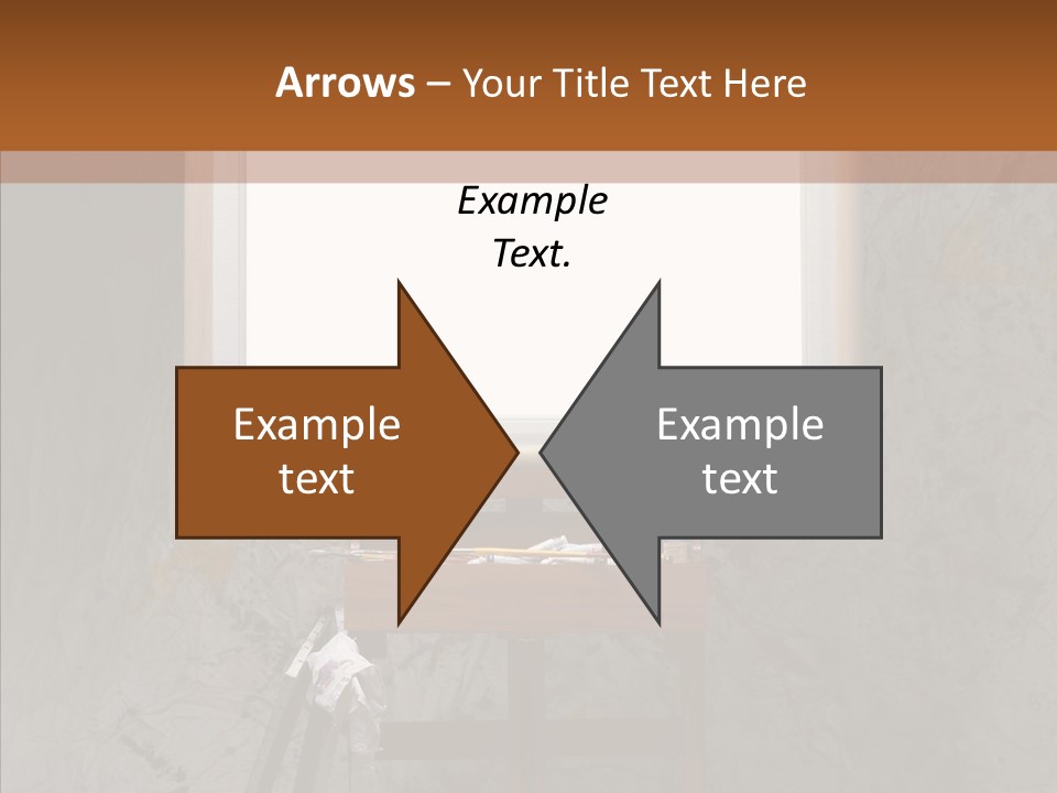 Paints Painter Brushes PowerPoint Template