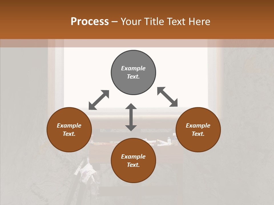Paints Painter Brushes PowerPoint Template