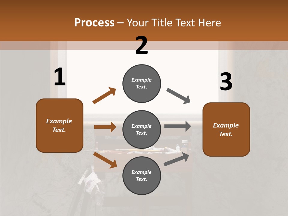 Paints Painter Brushes PowerPoint Template