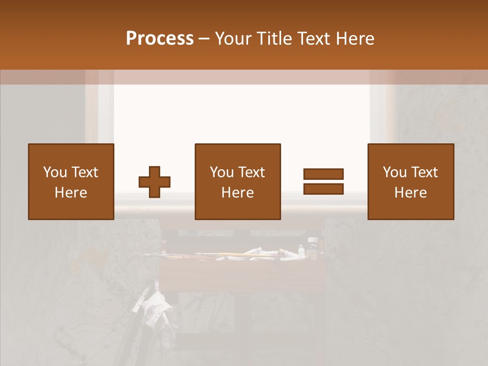 Paints Painter Brushes PowerPoint Template