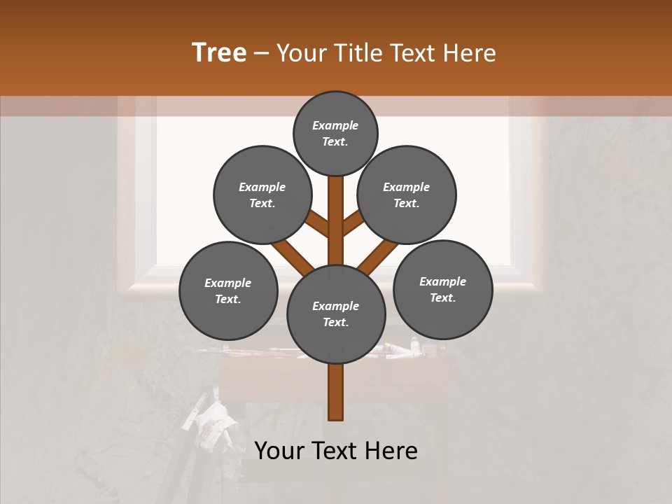 Paints Painter Brushes PowerPoint Template