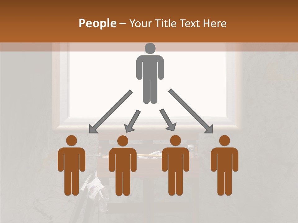 Paints Painter Brushes PowerPoint Template