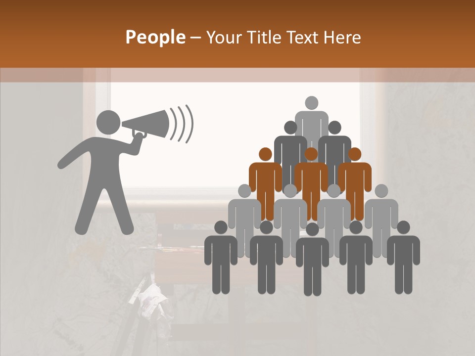 Paints Painter Brushes PowerPoint Template