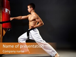 Body Awesome Model PowerPoint Template