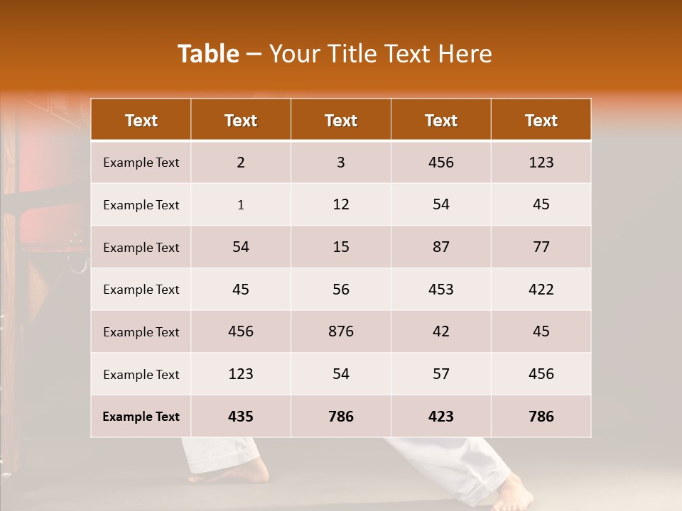 Body Awesome Model PowerPoint Template