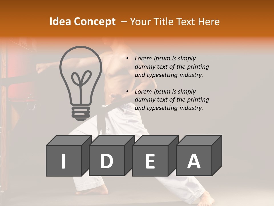 Body Awesome Model PowerPoint Template