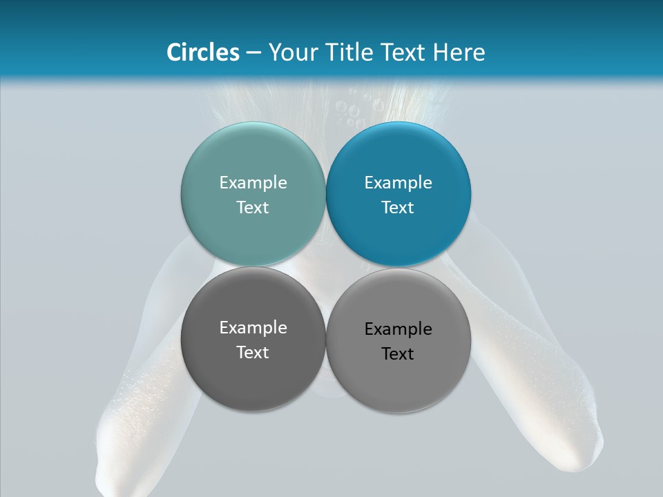 Sea Hair Do Backgrounds PowerPoint Template