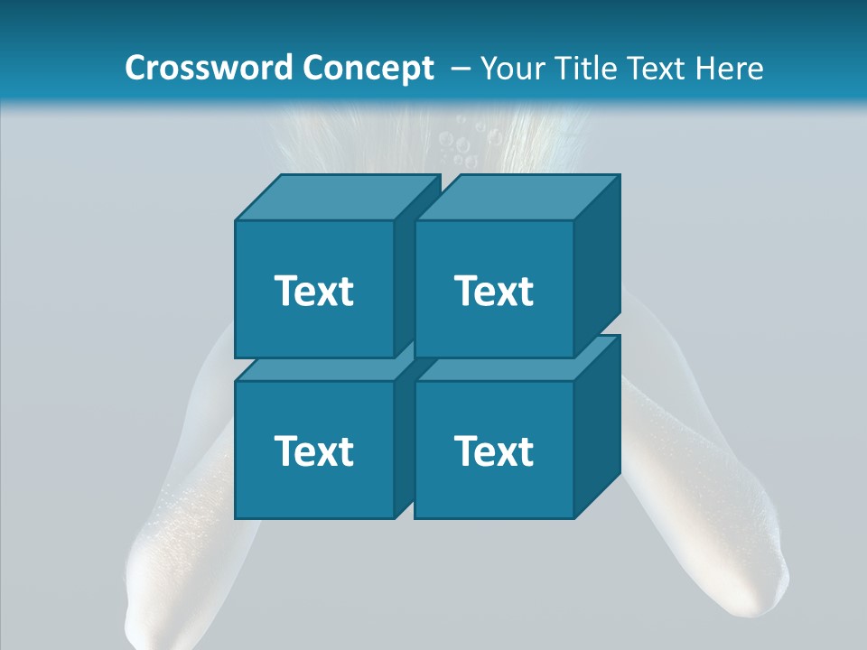 Sea Hair Do Backgrounds PowerPoint Template