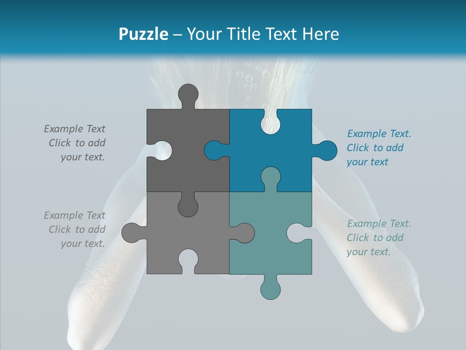 Sea Hair Do Backgrounds PowerPoint Template